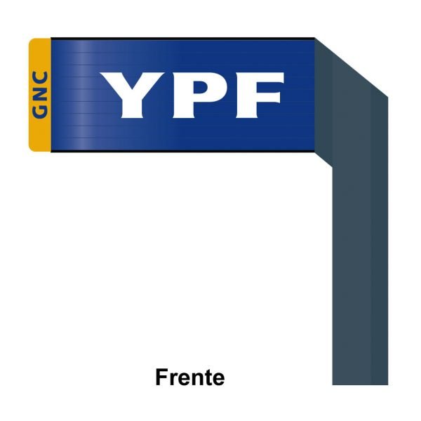 Cartel Bandera - YPF - GNC