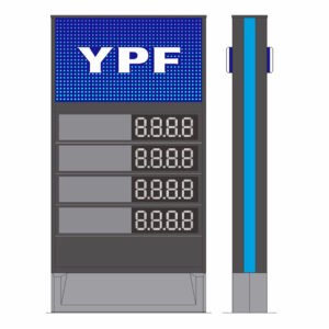 CARTEL DE PRECIO 2,60 Mts