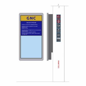 PUNTERA DE ISLA COLGANTE GRAFICA INTERCAMBIABLE - GNC